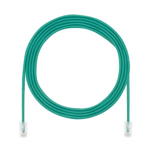 [PANDUIT_UTP28X10GR] Panduit Cable de Parcheo UTP Cat6A, CM/LSZH, Diámetro Reducido (28AWG), Color Verde, 10 ft