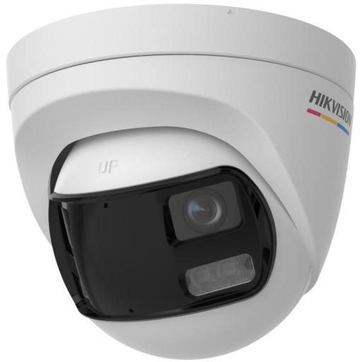 [HIKVISIONDIGITALTECHNOLOGY_DS-2CE72KF3TP-DLS] Hikvision Digital Technology [ColorVu] Turret TURBOHD 3K (5 Megapixel) / Micrófono Integrado / Lente 2.8 mm / Imagen a Color 24/7 / 20 mts Luz Blanca / Exterior IP67 / dWDR / 4 Tecnologías