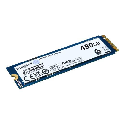 [KINGSTONTECHNOLOGY_SEDC2000BM8/480G] Kingston technology 480G DC2000B PCIe 4.0 M.2 NVMe 2280 Enterprise SSD