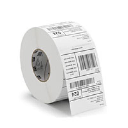 [ZEBRA_10021198] Zebra LABEL PAPER 4X6IN TT Z-PERFOR M 1500T COATED PERMANENT ADHESIVE F
