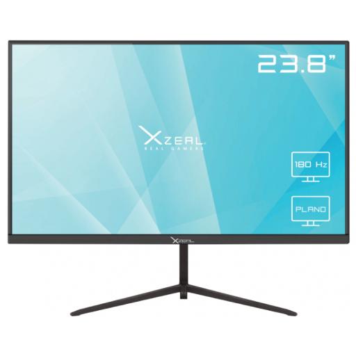 [XZEAL_XZMXZ32B] XZEAL Monitor Xzeal 23.8 pulgadas Xzeal XZ3010-3 Panel Plano VA FHD 180Hz 1ms 1xDP + 1xHDMI + 1x3.5mm + Vesa 100x100mm Negro