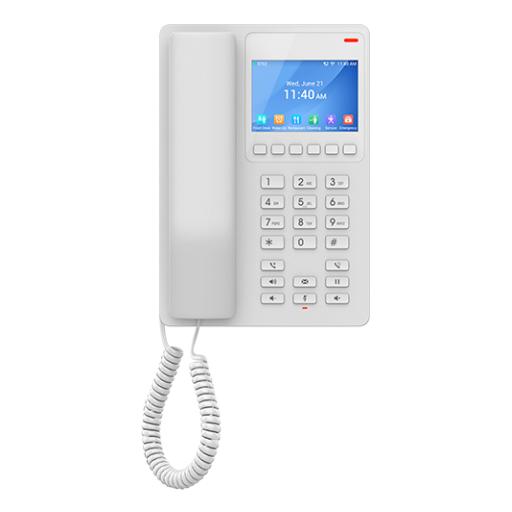 [GRANDSTREAMNETWORKS_GHP630] Grandstream Networks Teléfono IP Hotelero con pantalla LCD a color, 2 líneas SIP con 2 cuentas, codec Opus, IPV4/IPV6, color blanco, con gestión en la nube GDMS