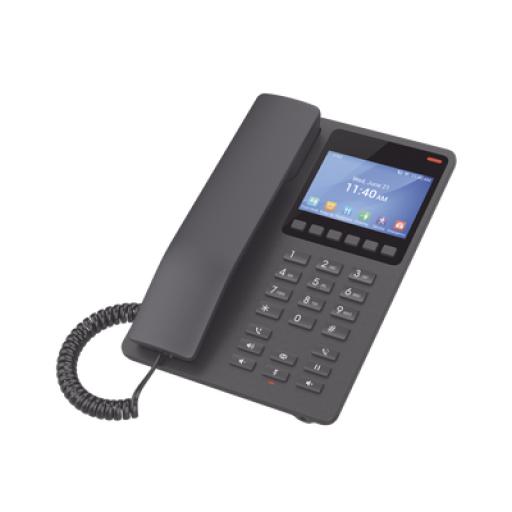 [GRANDSTREAMNETWORKS_GHP631] Grandstream Networks Teléfono IP Hotelero con pantalla LCD a color, 2 líneas SIP con 2 cuentas, codec Opus, IPV4/IPV6, color negro, con gestión en la nube GDMS