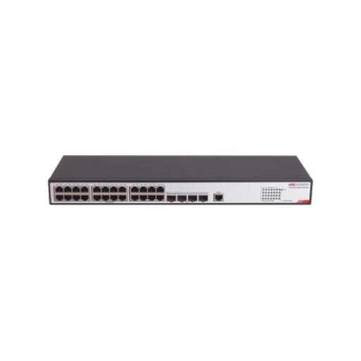 [HIKVISIONDIGITALTECHNOLOGY_DS-3E2728-HI-24T4X] Hikvision Digital Technology Switch Gigabit PoE+ / Administrable / 24 Puertos 1000 Mbps  / 4 Puertos SFP 10G  / Soporta IGMP