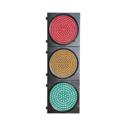 [HIKVISIONDIGITALTECHNOLOGY_JD400-3-301SS-1] Hikvision Digital Technology Semáforo LED / Diámetro 400 mm / Rojo, Amarillo y Verde / Alta Intensidad