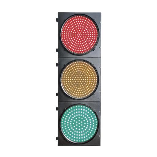 [HIKVISIONDIGITALTECHNOLOGY_JD400-3-301SS-1] Hikvision Digital Technology Semáforo LED / Diámetro 400 mm / Rojo, Amarillo y Verde / Alta Intensidad