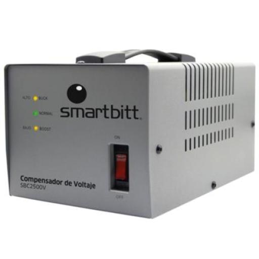 [SMARTBITT_SBC2500V] SMARTBITT Smartbitt Compensador de voltaje para línea blanca 2500VA/1500 Watts