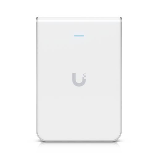 [UBIQUITIINC._U6-IW] UBIQUITI INC. Access Point UniFi U6 In Wall/Montaje p/pared, WIFI 6 2.4 Y 5 Ghz, hasta 5.3 Gbps, 1 pto PoE In, 4 ptos secundarios (1 PoE Out)