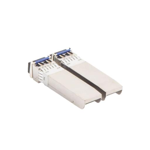 [UBIQUITIINC._UACC-OM-SM-10G-D-2] UBIQUITI INC. UFiber Módulo SFP+ 10G, transceptor MiniGibic MonoModo 10 Gbps, distancia 10 km, conectores LC, paquete de 2 piezas