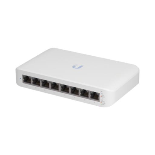 [UBIQUITIINC._USW-LITE-8-POE] UBIQUITI INC. Switch UniFi Lite Administrable PoE de 8 Puertos 10/100/1000 Mbps (4 puertos 802.3af/at), 52 W 