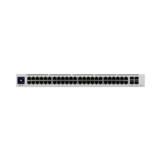 [UBIQUITIINC._USW-PRO-48-POE] UBIQUITI INC. UniFi Switch USW-Pro-48-POE Gen2, Capa 3 de 48 puertos PoE 802.3at/bt + 4 puertos 1/10G SFP+, 600W, pantalla informativa