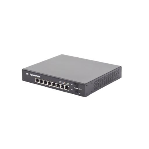 [UBIQUITIINC._ES-8-150W] UBIQUITI INC. Switch EdgeMAX Administrable de 8 Puertos Gigabit con PoE+/PoE Pasivo 24V + 2 Puertos SFP, 150 W