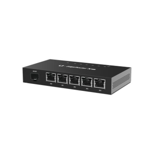 [UBIQUITIINC._ER-X-SFP] UBIQUITI INC. EdgeRouter X SFP de 5 puertos Gigabit + 1 puerto SFP con funciones avanzadas de ruteo