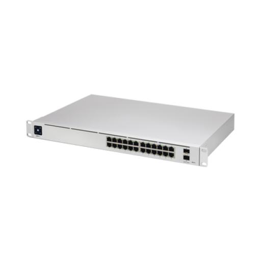 [UBIQUITIINC._USW-PRO-24] UBIQUITI INC. UniFi Switch USW-Pro-24, Capa 3 de 24 puertos Gigabit RJ-45 + 2 puertos 1/10G SFP+, pantalla informativa