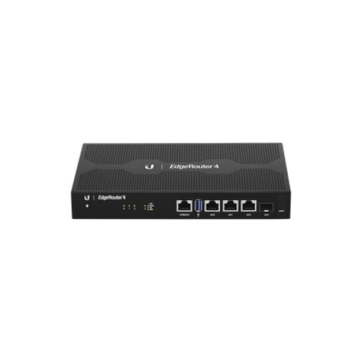 [UBIQUITIINC._ER-4] UBIQUITI INC. EdgeRouter 4, con 3 puertos 10/100/1000 Mbps + 1 puerto SFP, con funciones avanzadas de ruteo