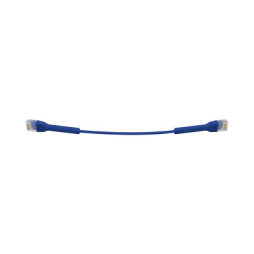 [UBIQUITIINC._UC-PATCH-RJ45-BL] UBIQUITI INC. UniFi Ethernet Patch Cable Cat6 de 22 cm, color azul