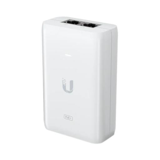 [UBIQUITIINC._U-POE-AT] UBIQUITI INC. Adaptador PoE Ubiquiti (48 VDC, 0.65A) puerto Gigabit, ideal para equipos UniFi