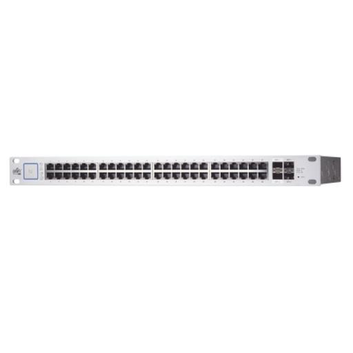 [UBIQUITIINC._US-48-500W] UBIQUITI INC. UniFi Switch PoE+/ Pasivo 24V, Administrable de 48 puertos 10/100/1000 Mbps, 2 puertos SFP Gigabit , 2 puertos SFP+ 10 G, 500W