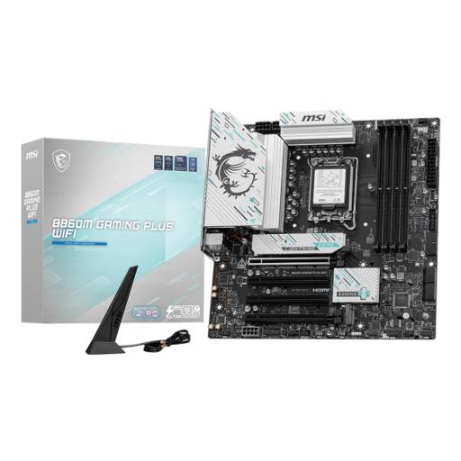 [MSI_B860M GAMING PLUS WIFI] MOTHERBOARD MSI (B860M GAMING PLUS WIFI) SOCKET 1851, 4*DDR5 8800 MHZ, HDMI, DP, 3*M.2, MICRO ATX