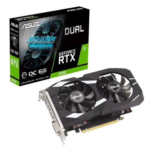 [ASUS_90YV0K61-M0AA00] Enfriamiento y Ventilación ASUS DUAL-RTX3050-6G