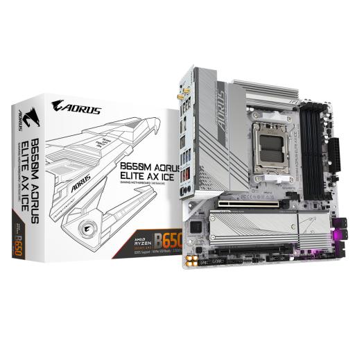 [GIGABYTE_B650M A ELITE AX ICE] Motherboards GIGABYTE B650M A ELITE AX ICE