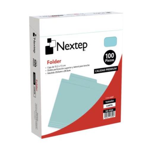 [NEXTEP_NE-010A] Nextep Folder Economico Nextep Carta Azul c/100
