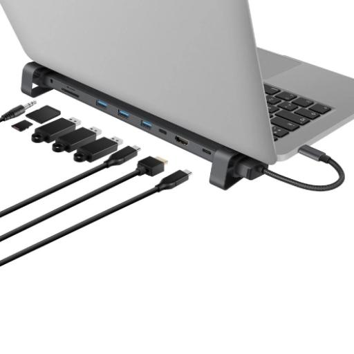 [STEREN_COM-4755] ESTACION DE CONEXION STEREN USB C 10 EN 1