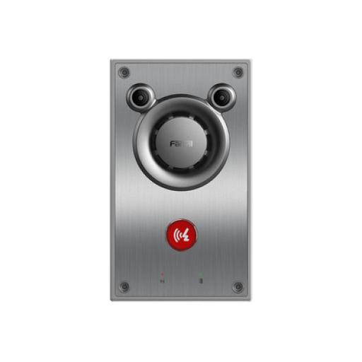 [FANVIL_A12F] Fanvil Intercomunicador IP, Altavoz 10W, 2 relevadores con botón para llamada, anti-vandálico, IP66 e IK10, PoE