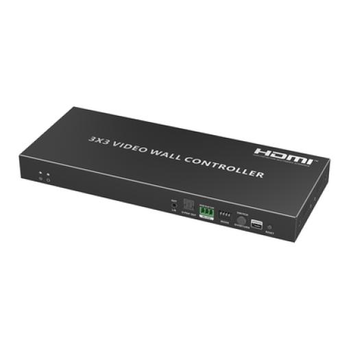 [EPCOM_TT109VW4K] Epcom Controlador de video Wall | 1 entrada de fuente fuente HDMI a 9 salidas HDMI | 3x3 | 4K60Hz 