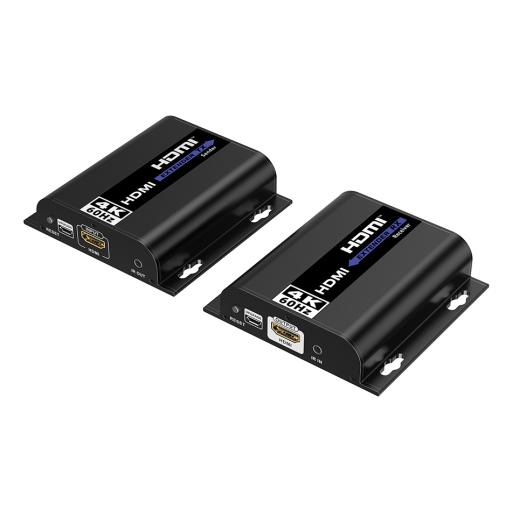 [EPCOM_TT6834K] Epcom Kit extensor para distancias de 120 metros | Resolución 4K @60Hz | Cat 6 | Conexión uno a uno y uno a muchos | Compatible con Switch gigabit | Control IR 
