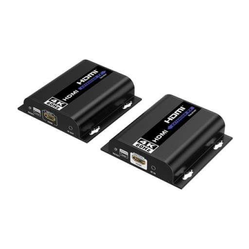 [EPCOM_TT6834K] Epcom Kit extensor para distancias de 120 metros | Resolución 4K @60Hz | Cat 6 | Conexión uno a uno y uno a muchos | Compatible con Switch gigabit | Control IR 