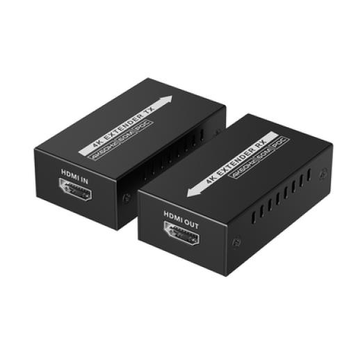 [EPCOM_TT672MINI] Epcom  Kit extensor HDMI de tamaño mini | 4K60Hz a  60 metros con PoC |  sobre Cat6
