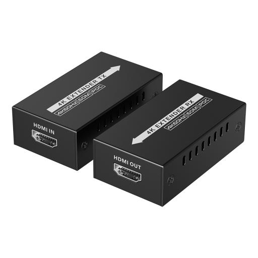 [EPCOM_TT672MINI] Epcom  Kit extensor HDMI de tamaño mini | 4K60Hz a  60 metros con PoC |  sobre Cat6