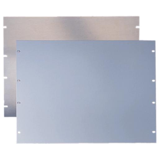 [HOFFMAN_P19RP2UP] HOFFMAN Tapa Ciega Para Rack Estándar de 19in, Plano, de Acero, 2 UR, Color Gris