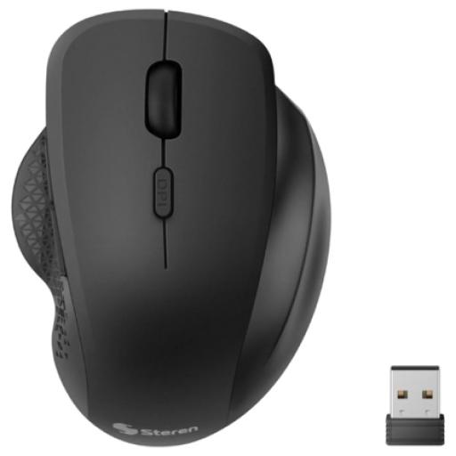 [STEREN_COM-5830] Steren Mouse Inalámbrico Recargable 600/800/1200 DPI 2.4GHz Alcance 10m
