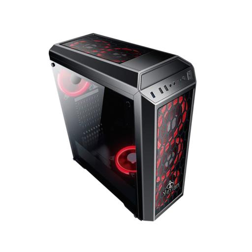 [YEYIAN_YNH-B2101] Yeyian GABINETE YEYIAN YNH-B2101 BLADE 2101 LAT ACRILICO, MESH, 1 VENT LED,