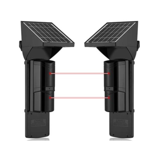[SFIRE_SFA60] SFire Detector fotoelectrico con celda solar ; DE 2 RAYOS; alcance exterior 60 m / interior 120 m, 4 frecuencias / Para ambientes donde no hay electricidad