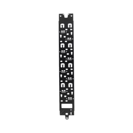 [PANDUIT_XG-VCM45B] Panduit Panel Administrador de Cables Vertical para Gabinete FlexFusion™ de 45RU, Acepta Anillos en D, Anillos S1DR, S2DR y L; S1LR, S2LR, Color Negro