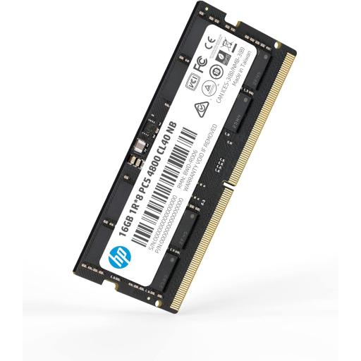 [HP_6H310AA] MEMORIA SODIMM DDR5 HP (6H310AA) X1, 16GB 1X16GB 4800MHZ, BLACK, CL40