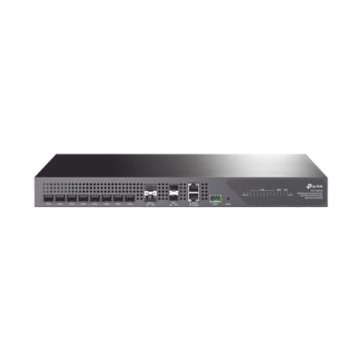 [TPLINK_DSP750008] TPLINK Deltra Stream - OLT de 8 Puertos XGSPON & GPON Combo / Conexión Hasta 2,048 ONUs / 2 Puerto 40G QSFP+ Uplink / 2 Puertos SFP+ 10G Uplink / Fuentes Redundantes AC-AC (incluidas) /  Administración desde la Nube Sin Costo (DPMS)