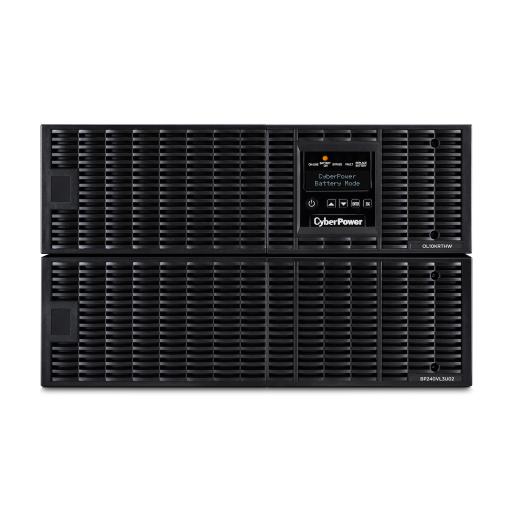 [CYBERPOWER_OL10KRTHW] CyberPower UPS de 10000 VA/10000 W, Online Doble Conversión, 200 - 240 Vac de Entrada, 200 - 240 Vac de Salida, Terminal Hardwired, Onda Senoidal Pura, Torre o Rack de 6 UR, Con 3 Tomas NEMA L6-30R
