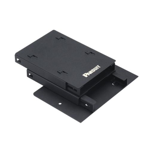 [PANDUIT_ZFLEX2] Panduit Soporte Para 2 Casetes HD Flex de  6 Puertos Duplex, Para Uso con Gabinetes de Zona, Color Negro