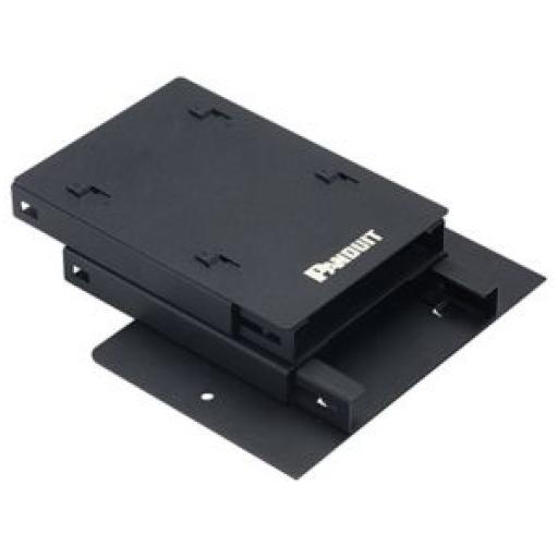 [PANDUIT_ZFLEX2] Panduit Soporte Para 2 Casetes HD Flex de  6 Puertos Duplex, Para Uso con Gabinetes de Zona, Color Negro