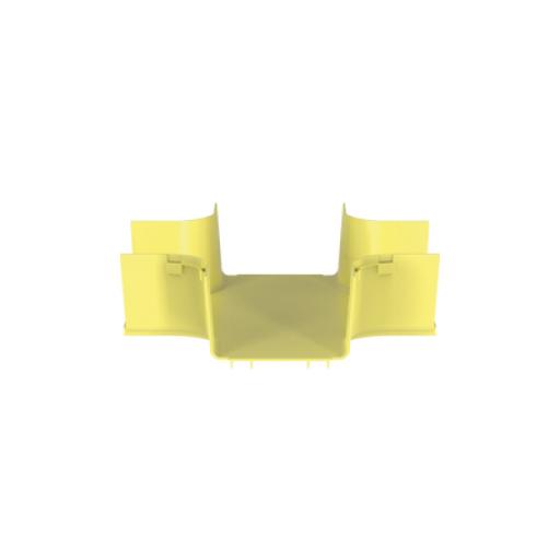[PANDUIT_FRFWC6X4LYL] Panduit Accesorio de 4 Vías Horizontal, Con Ángulos a 90º, Para Canaletas FiberRunner™ 6X4, Color Amarillo