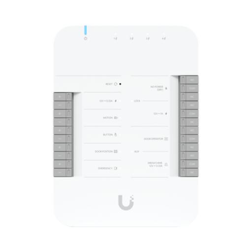 [UBIQUITIINC._UA-HUB-DOOR] UBIQUITI INC. UniFi Access Hub Door, puede conectar 2 lectores y 2 cámaras (no incluidos) para controlar solo una puerta / 2 terminales AUX y 4 entradas adicionales (sensores y botones) POE 802.3bt no incluido