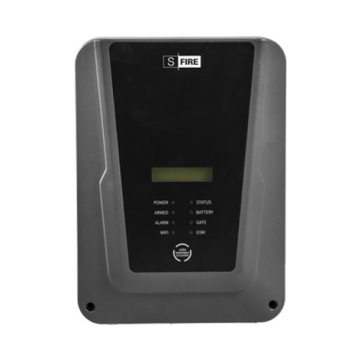 [SFIRE_SF-SMART-FENCE] SFire Energizador hasta 8000 Volts - 2 Joules / 6000 mts lineales de proteccion / WIFI y Receptor para Control Remoto y Tag integrados