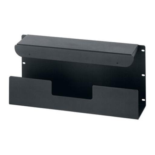 [PANDUIT_CMLT19] Panduit Accesorio Pasacables Para Rack Estándar de 19 in, 4 UR, Capacidad de 260 Cables Cat6, 4.5 in de Profundidad, Color Negro