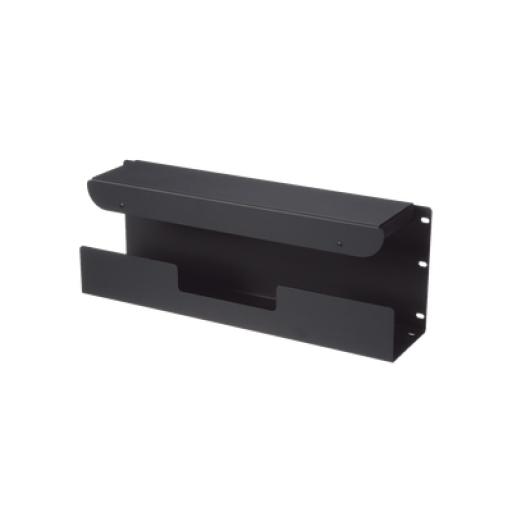 [PANDUIT_CMLT19] Panduit Accesorio Pasacables Para Rack Estándar de 19 in, 4 UR, Capacidad de 260 Cables Cat6, 4.5 in de Profundidad, Color Negro