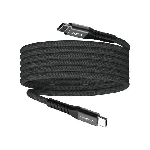[VERBATIM_31863] Verbatim Cable Magnético Verbatim Compacto 100W 12cm Color Negro