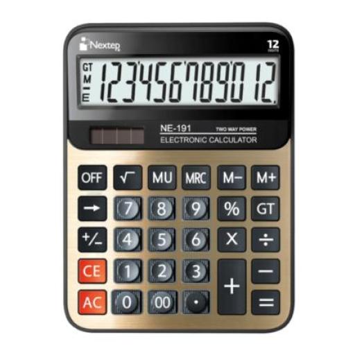 [NEXTEP_NE-191] Nextep Calculadora Nextep 12 Digitos Gran Escritorio Solar/Bateria